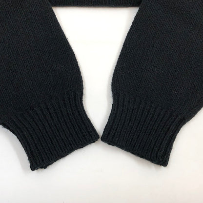【中古品】【メンズ】 Supreme シュプリーム 25SS CONTRAST LOGO SWEATER コントラストロゴセーター ニット トップス 149-260111-hn-04-fur サイズ：S カラー：ブラック 万代Net店