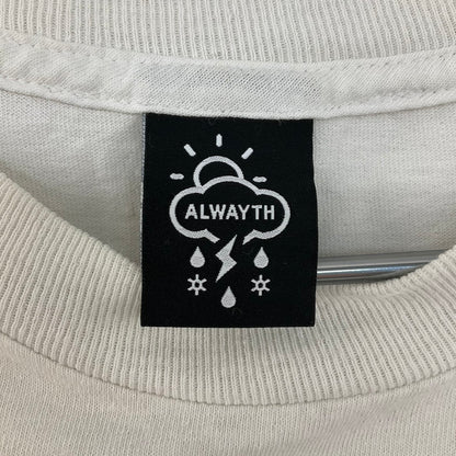 【中古品】【メンズ】 ALWAYTH ALL WEATHER PROOF Tシャツ 147-260321-SS-06-iwa サイズ：L カラー：ホワイト 万代Net店