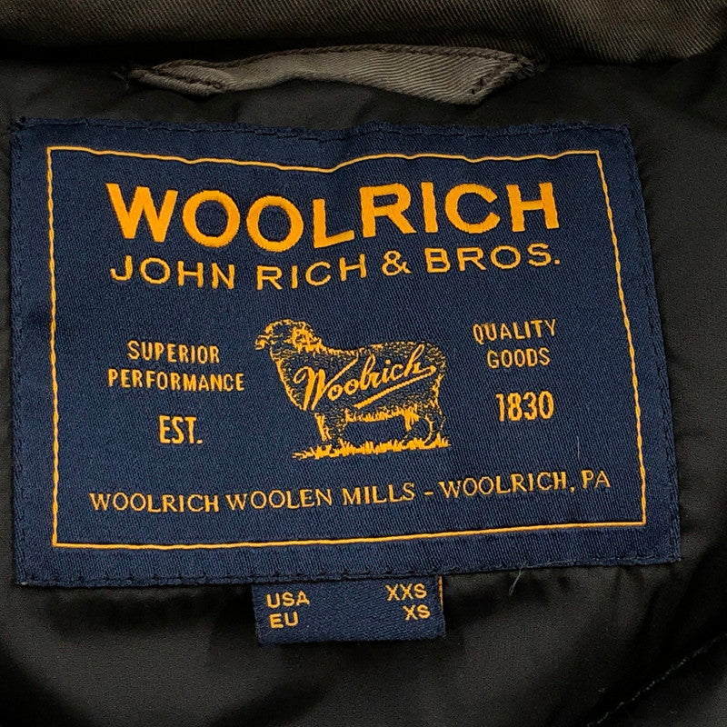 【ジャンク品】【メンズ】 WOOLRICH ウールリッチ JOHN RICH&BROS. ジョンリッチ アンド ブロス 迷彩柄 カモフラ モッズコート アウター 144-251025-hn-01-fur サイズ：USA XXS カラー：オリーブ系/カモフラージュ 万代Net店