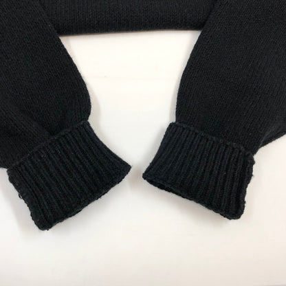 【中古品】【メンズ】 Supreme シュプリーム 25SS CONTRAST LOGO SWEATER コントラストロゴセーター ニット トップス 149-260111-hn-04-fur サイズ：S カラー：ブラック 万代Net店