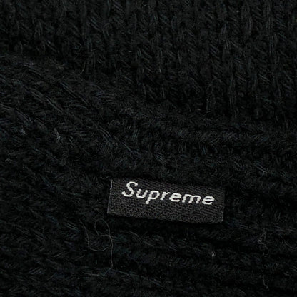 【中古品】【メンズ】 Supreme シュプリーム 25SS CONTRAST LOGO SWEATER コントラストロゴセーター ニット トップス 149-260111-hn-04-fur サイズ：S カラー：ブラック 万代Net店