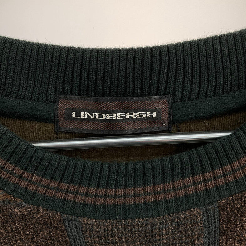 【中古品】【メンズ】 LINDBERGH リンドバーグ LINDBERGH ニット 146-260321-SS-07-iwa サイズ：L カラー：グレー 万代Net店