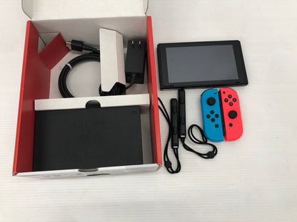 【中古品】 Nintendo Switch 2022年モデル Joy-Con(L) ネオンブルー/(R) ネオンレッド HAD-S-KABAH 034-261011-ns-04-teih 万代Net店