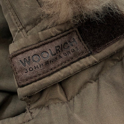 【ジャンク品】【メンズ】 WOOLRICH ウールリッチ JOHN RICH&BROS. ジョンリッチ アンド ブロス 迷彩柄 カモフラ モッズコート アウター 144-251025-hn-01-fur サイズ：USA XXS カラー：オリーブ系/カモフラージュ 万代Net店