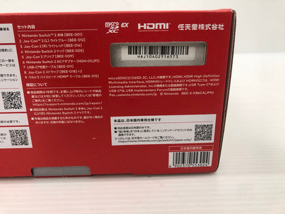 【中古品】 任天堂 Nintendo Switch2 国内版 日本語版 BEE-S-KB6CA 035-260823-ns-05-tei 万代Net店