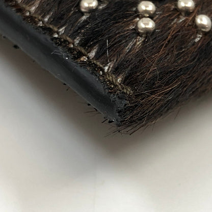 【中古品】【メンズ】 Supreme シュプリーム × Hollywood Trading Company ハリウッドトレーディングカンパニー STUDDED WALLET HTC スタッディド ウォレット コンパクトウォレット 財布 200-260111-hn-05-fur カラー：ブラウン/ブラック系 万代Net店