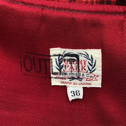 【ジャンク品】【メンズ】 THE FLAT HEAD GLORY PARK フラットヘッド グローリーパーク DCT-01 ダッフルコート アウター 145-251025-hn-02-fur サイズ：36 カラー：チャコール系 万代Net店