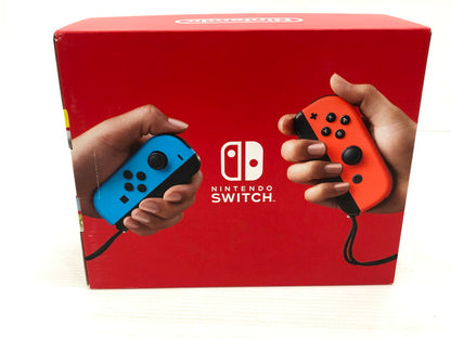 【中古品】 Nintendo Switch 2022年モデル Joy-Con(L) ネオンブルー/(R) ネオンレッド HAD-S-KABAH 034-261011-ns-05-teih 万代Net店