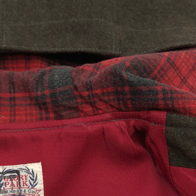 【ジャンク品】【メンズ】 THE FLAT HEAD GLORY PARK フラットヘッド グローリーパーク DCT-01 ダッフルコート アウター 145-251025-hn-02-fur サイズ：36 カラー：チャコール系 万代Net店