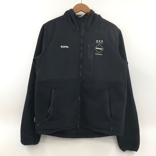 【中古品】【メンズ】 F.C.REAL Bristol エフシーレアルブリストル POLARTEC FLEECE HYBRID BLOUSON FCRB-167020 ポーラーテック フリース ハイブリッド ブルゾン ジャケット 142-260910-hn-07-fur サイズ：M カラー：ブラック 万代Net店