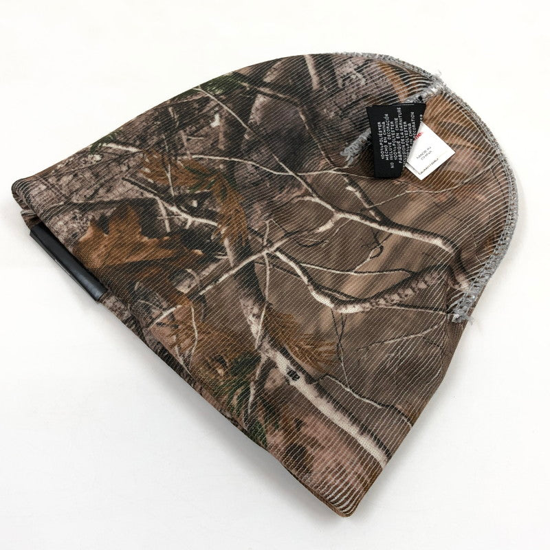 【中古美品】【メンズ/レディース】 Supreme シュプリーム × NEW ERA ニューエラ BOX LOGO BEANIE Realtree AP Camo ボックスロゴ ビーニー リアルツリー AP カモ ニットキャップ 帽子 149-260111-hn-06-fur サイズ：FREE カラー：ブラウン系 万代Net店
