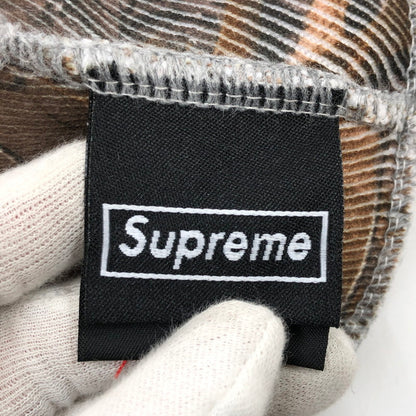 【中古美品】【メンズ/レディース】 Supreme シュプリーム × NEW ERA ニューエラ BOX LOGO BEANIE Realtree AP Camo ボックスロゴ ビーニー リアルツリー AP カモ ニットキャップ 帽子 149-260111-hn-06-fur サイズ：FREE カラー：ブラウン系 万代Net店