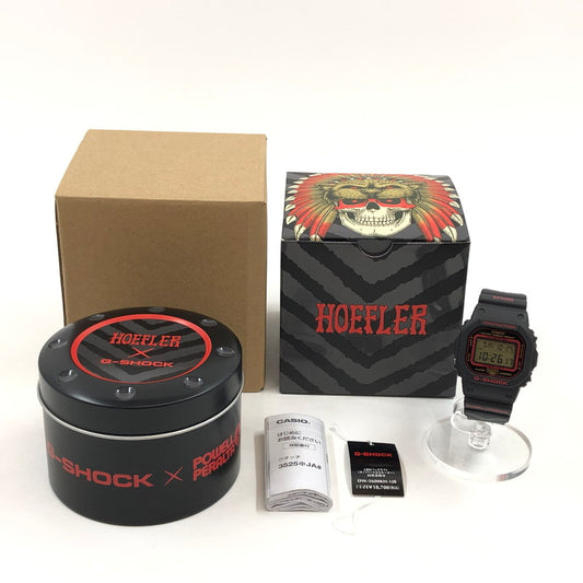 【中古美品】【メンズ】 G-SHOCK ジーショック KELVIN HOEFLER × POWELL PERALTA DW-5600KH-1JR ケルビン・ホフラー パウエル・ペラルタ デジタル 腕時計 196-251025-hn-04-fur カラー：ブラック系 万代Net店