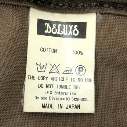 【現状渡し品】【メンズ】 DELUXE デラックス バック刺繡ジャケット アウター 145-260910-hn-08-fur サイズ：L カラー：カーキ系 万代Net店
