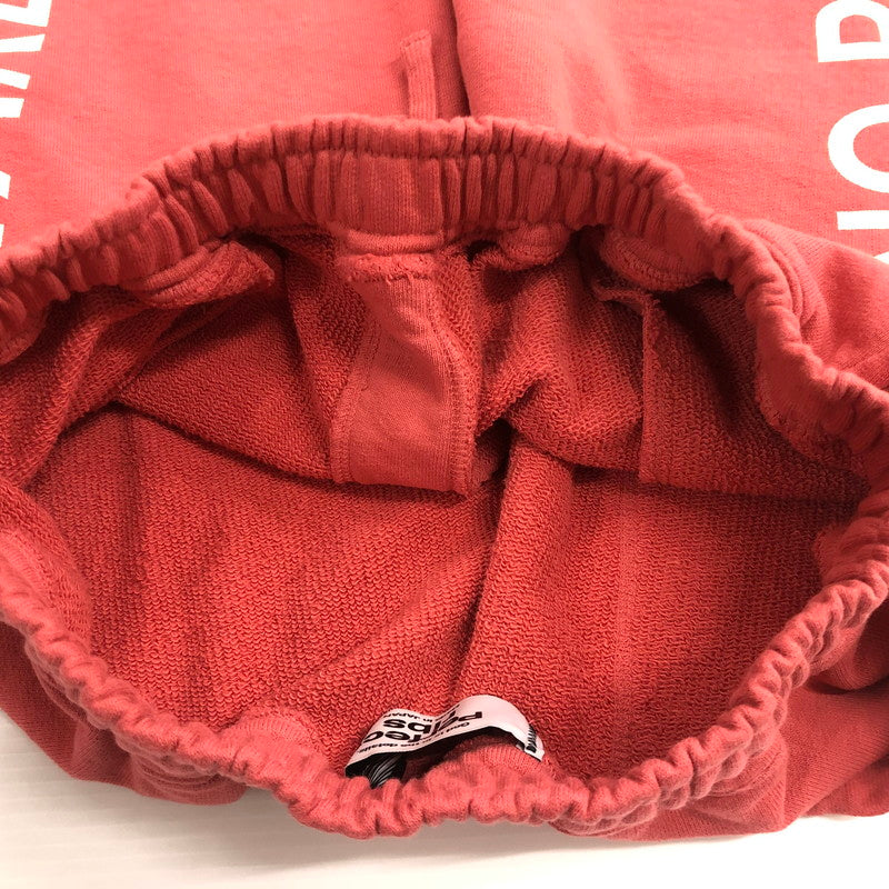 【中古品】【メンズ】  パーフェクトリブス × ア ラブ ムーブメント PERFECT RIBS×A LOVE MOVEMENT "NO PROBLEM & TAKE IT EASY"STRAIGHT WIDE PANTS ワイド パンツ ボトムス 151-240722-rk-1-tei サイズ：L カラー：レッド 万代Net店