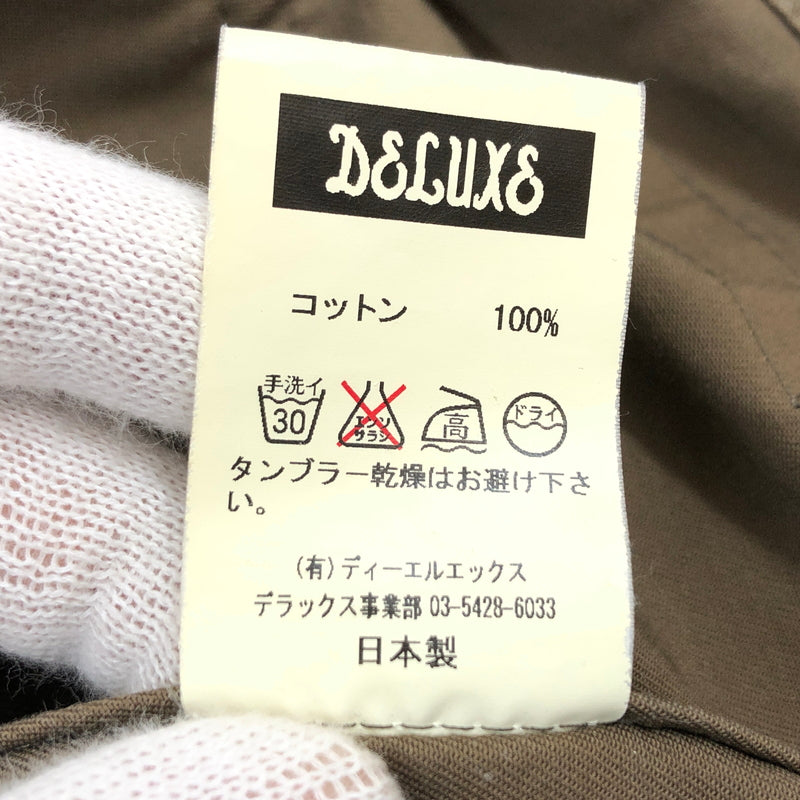 【現状渡し品】【メンズ】 DELUXE デラックス バック刺繡ジャケット アウター 145-260910-hn-08-fur サイズ：L カラー：カーキ系 万代Net店
