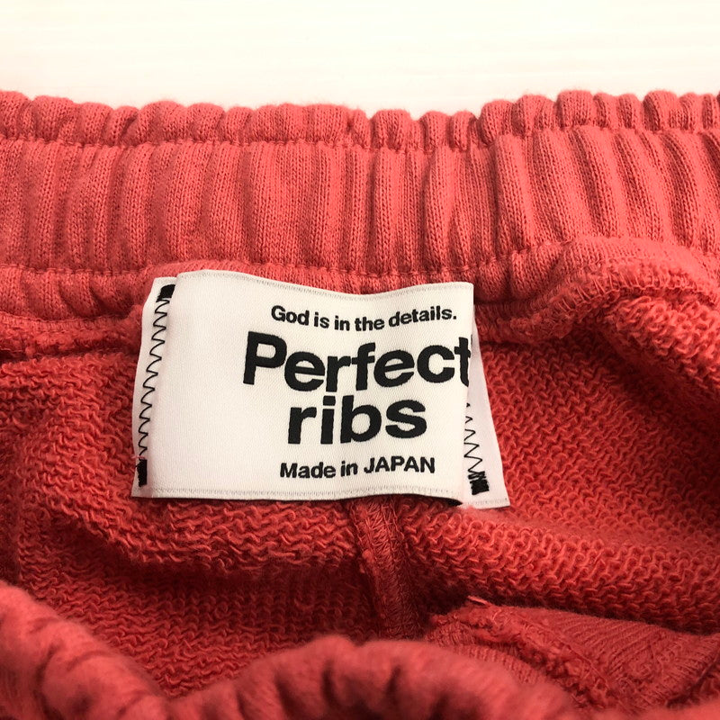 【中古品】【メンズ】  パーフェクトリブス × ア ラブ ムーブメント PERFECT RIBS×A LOVE MOVEMENT "NO PROBLEM & TAKE IT EASY"STRAIGHT WIDE PANTS ワイド パンツ ボトムス 151-240722-rk-1-tei サイズ：L カラー：レッド 万代Net店
