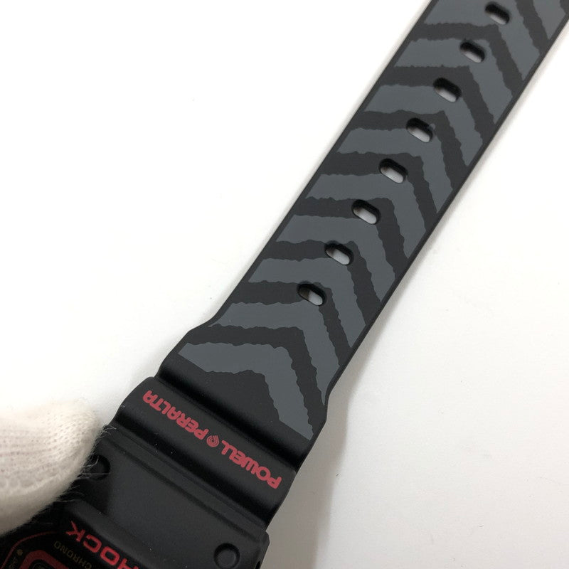 【中古美品】【メンズ】 G-SHOCK ジーショック KELVIN HOEFLER × POWELL PERALTA DW-5600KH-1JR ケルビン・ホフラー パウエル・ペラルタ デジタル 腕時計 196-251025-hn-04-fur カラー：ブラック系 万代Net店