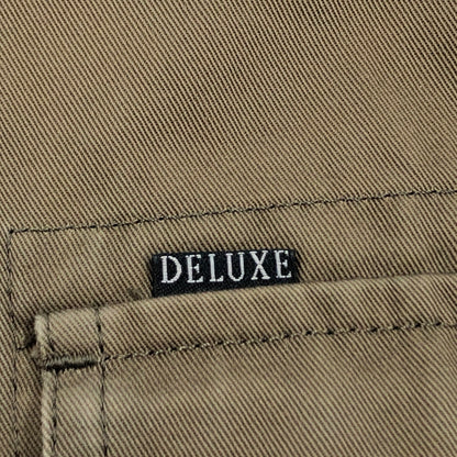 【現状渡し品】【メンズ】 DELUXE デラックス バック刺繡ジャケット アウター 145-260910-hn-08-fur サイズ：L カラー：カーキ系 万代Net店