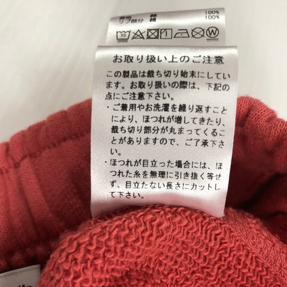 【中古品】【メンズ】  パーフェクトリブス × ア ラブ ムーブメント PERFECT RIBS×A LOVE MOVEMENT "NO PROBLEM & TAKE IT EASY"STRAIGHT WIDE PANTS ワイド パンツ ボトムス 151-240722-rk-1-tei サイズ：L カラー：レッド 万代Net店