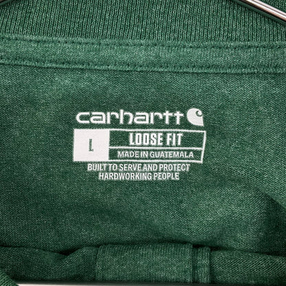 【中古品】【メンズ】 Carhartt カーハート 半袖Ｔシャツ 145-260322-SS-01-iwa サイズ：L カラー：グリーン 万代Net店
