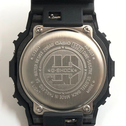 【中古美品】【メンズ】 G-SHOCK ジーショック 40TH ANNIVERSARY REMASTER BLACK DWE-5657RE-1JR 40周年記念 リマスターブラック デジタル 腕時計 196-251025-hn-05-fur カラー：ブラック 万代Net店