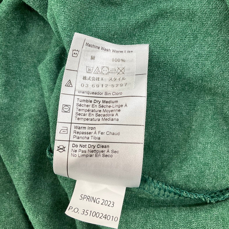 【中古品】【メンズ】 Carhartt カーハート 半袖Ｔシャツ 145-260322-SS-01-iwa サイズ：L カラー：グリーン 万代Net店
