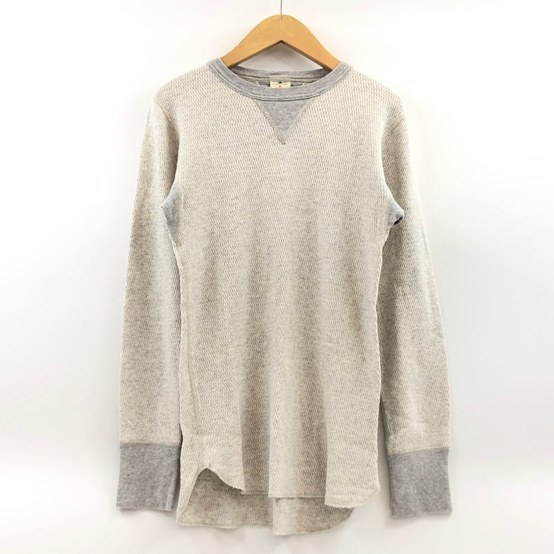 【中古品】【メンズ】 TWO MOON トゥームーン THERMAL LS SHIRT サーマル 長袖Ｔシャツ トップス 145-260910-hn-10-fur サイズ：40 カラー：グレー 万代Net店