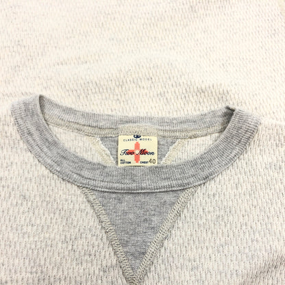 【中古品】【メンズ】 TWO MOON トゥームーン THERMAL LS SHIRT サーマル 長袖Ｔシャツ トップス 145-260910-hn-10-fur サイズ：40 カラー：グレー 万代Net店