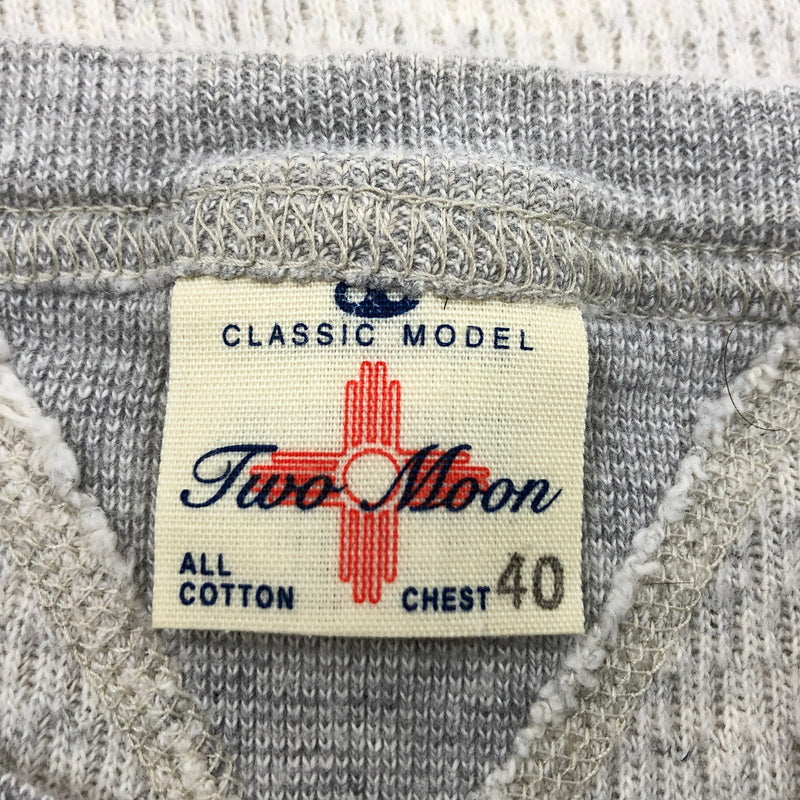 【中古品】【メンズ】 TWO MOON トゥームーン THERMAL LS SHIRT サーマル 長袖Ｔシャツ トップス 145-260910-hn-10-fur サイズ：40 カラー：グレー 万代Net店