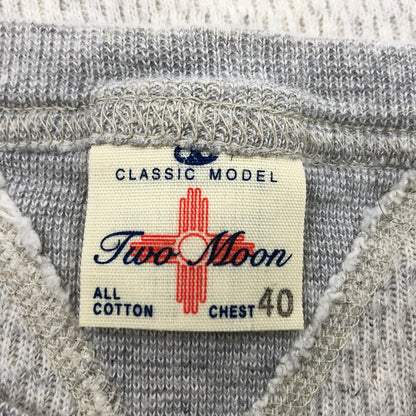 【中古品】【メンズ】 TWO MOON トゥームーン THERMAL LS SHIRT サーマル 長袖Ｔシャツ トップス 145-260910-hn-10-fur サイズ：40 カラー：グレー 万代Net店