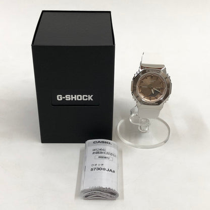 【中古美品】【レディース】 GM-S2110-7A9JF アナログデジタル 腕時計 196-260112-hn-01-fur カラー：ホワイト/ベージュ系 万代Net店
