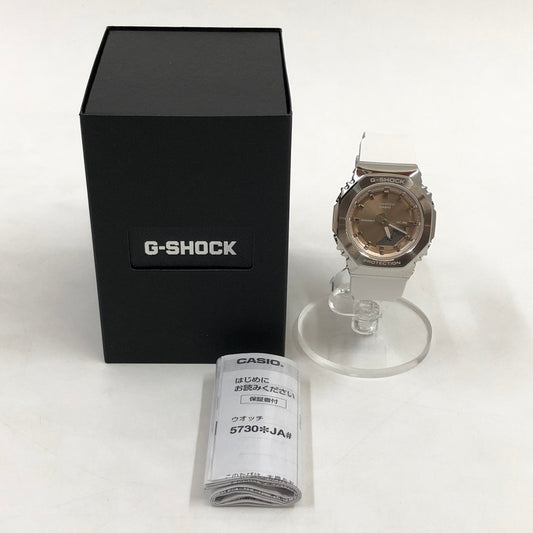 【中古美品】【レディース】 GM-S2110-7A9JF アナログデジタル 腕時計 196-260112-hn-01-fur カラー：ホワイト/ベージュ系 万代Net店