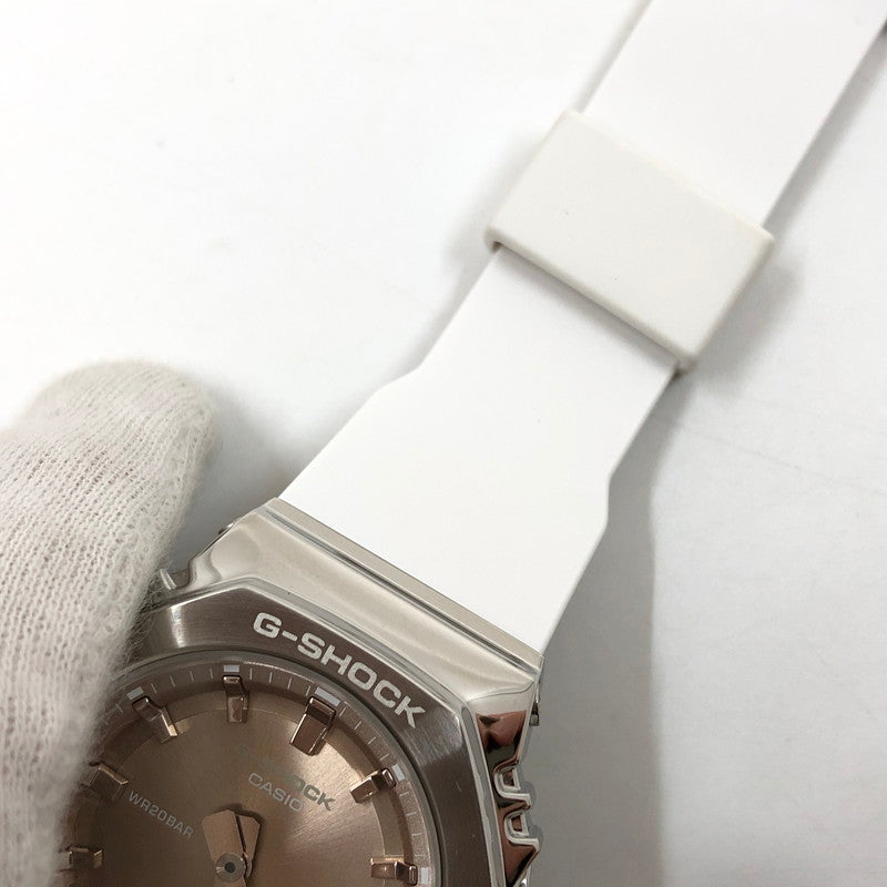 【中古美品】【レディース】 GM-S2110-7A9JF アナログデジタル 腕時計 196-260112-hn-01-fur カラー：ホワイト/ベージュ系 万代Net店