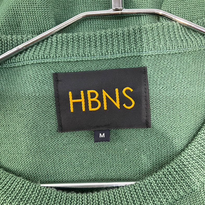 【中古品】【メンズ】 HBNS ニット 140-260322-SS-03-iwa サイズ：M カラー：グリーン 万代Net店