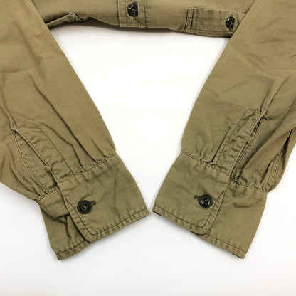 【現状渡し品】【メンズ】 THE REAL MCCOYS ザリアルマッコイズ NAVAL CLOTHING FACTORY LS SHIRT ネイバル クロージング ファクトリー 長袖シャツ カジュアルシャツ トップス 145-260910-hn-11-fur サイズ：15 カラー：オリーブ系 万代Net店