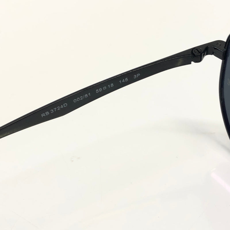 【中古品】【メンズ】 RayｰBan レイバン SUNGLAS RB3724D ダブルブリッジデザイン サングラス アイウェア アクセサリー 203-260804-kk-31-hon サイズ：59ロ18-145 カラー：ブラック 万代Net店
