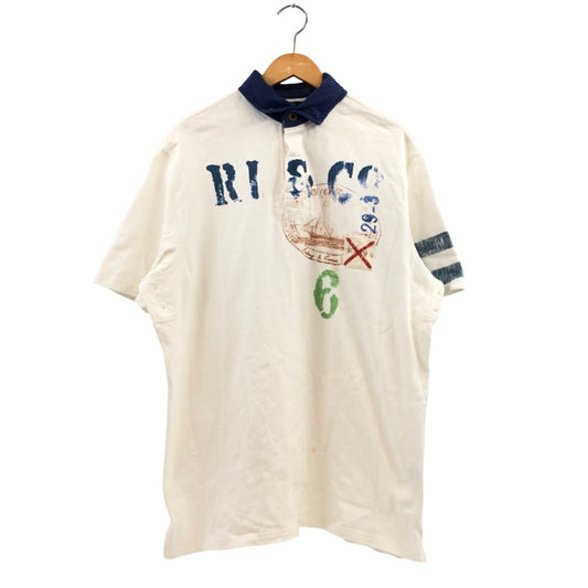 【ジャンク品】【メンズ】 Polo by Ralph Lauren ポロバイラルフローレン ラガーシャツ 半袖 トップス 145-260112-hn-02-fur サイズ：L カラー：マルチカラー 万代Net店