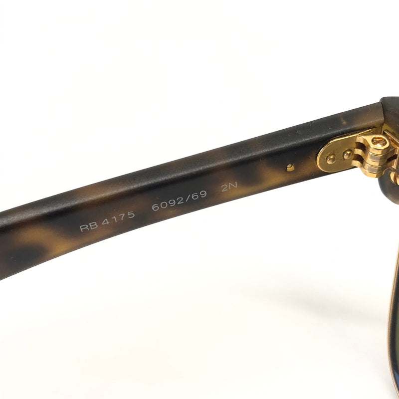 【中古品】【メンズ】 RayｰBan レイバン CLUBMASTER OVERSIZED RB4175 クラブマスター オーバーサイズド サングラス アイウェア アクセサリー 203-260804-kk-33-hon サイズ：表記無し カラー：ブラウン 万代Net店