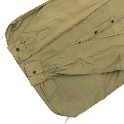 【現状渡し品】【メンズ】 THE REAL MCCOYS ザリアルマッコイズ NAVAL CLOTHING FACTORY LS SHIRT ネイバル クロージング ファクトリー 長袖シャツ カジュアルシャツ トップス 145-260910-hn-11-fur サイズ：15 カラー：オリーブ系 万代Net店