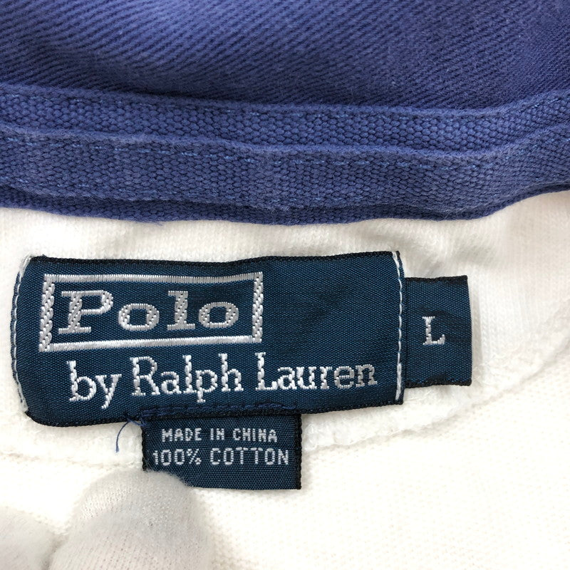 【ジャンク品】【メンズ】 Polo by Ralph Lauren ポロバイラルフローレン ラガーシャツ 半袖 トップス 145-260112-hn-02-fur サイズ：L カラー：マルチカラー 万代Net店