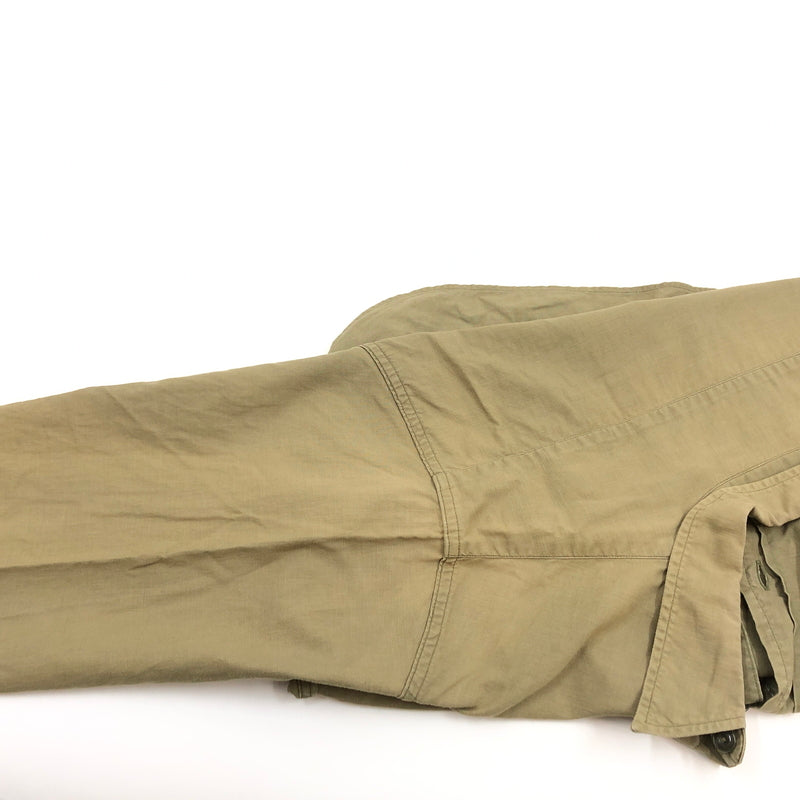 【現状渡し品】【メンズ】 THE REAL MCCOYS ザリアルマッコイズ NAVAL CLOTHING FACTORY LS SHIRT ネイバル クロージング ファクトリー 長袖シャツ カジュアルシャツ トップス 145-260910-hn-11-fur サイズ：15 カラー：オリーブ系 万代Net店
