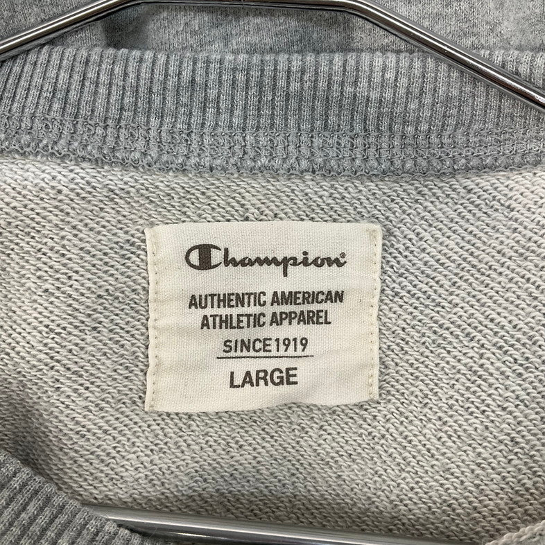 【中古品】【メンズ】 Champion チャンピオン C8-C024R M.S.U VARSITY スウェット 147-260322-SS-05-iwa サイズ：L カラー：グレー 万代Net店
