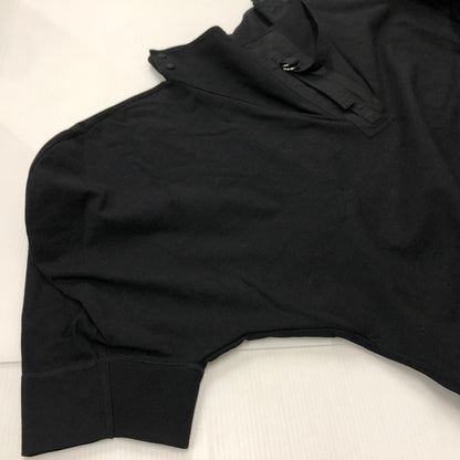 【中古品】【レディース】 BOTTEGAVENETA ボッテガヴェネタ EPBV-18-3137 MOCK NECK THREE-QUARTER SLEEVE SWEATSHIRT モックネック スウェット 7分丈 トップス 169-240410-ma-5-tei サイズ：42 カラー：ブラック 万代Net店