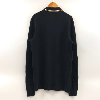 【中古品】【メンズ】 FRED PERRY フレッドペリー LS POLO SHIRT M3636 長袖 ポロシャツ トップス 141-260912-hn-02-fur サイズ：M カラー：ブラック 万代Net店
