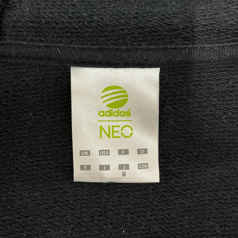 【中古品】【メンズ】 adidas アディダス ビッグロゴ金色　ジップアップパーカー 161-260322-SS-07-iwa サイズ：M カラー：ブラック 万代Net店