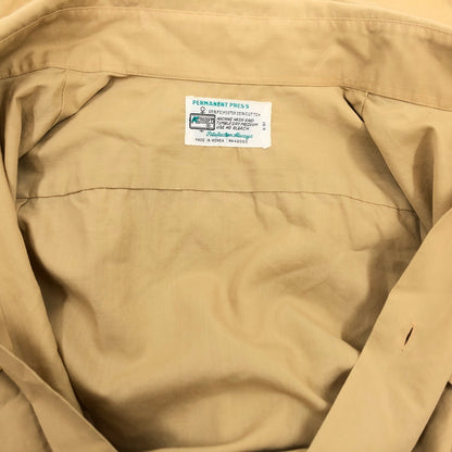 【中古品】【メンズ】 KMART ケーマート 70-80S LS SHIRT 韓国製 長袖シャツ カジュアルシャツ トップス 146-260912-hn-03-fur サイズ：不明 カラー：ベージュ 万代Net店