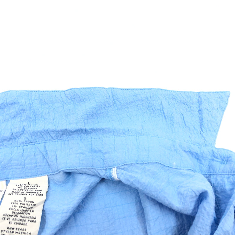 【中古品】【メンズ】 WHITE STAG ホワイトスタッグ WASHER SHIRT ワッシャー シャツ 七分袖 トップス 146-260912-hn-04-fur サイズ：L カラー：ライトブルー 万代Net店