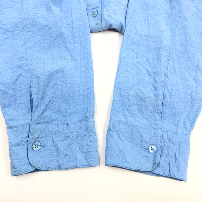 【中古品】【メンズ】 WHITE STAG ホワイトスタッグ WASHER SHIRT ワッシャー シャツ 七分袖 トップス 146-260912-hn-04-fur サイズ：L カラー：ライトブルー 万代Net店