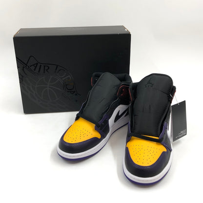 【中古美品】【メンズ】 NIKE ナイキ AIR JORDAN 1 MID “LA TO CHICAGO” IQ9383-611 エアジョーダン1 ミッド LA トゥ シカゴ スニーカー シューズ 靴 160-260624-hn-03-fur サイズ：27.0cm US9 カラー：ブラック/ホワイト/イエロー 万代Net店